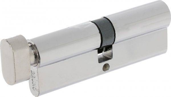 Цилиндр Bruno англ. 45x45 ключ-вороток 90 мм хром