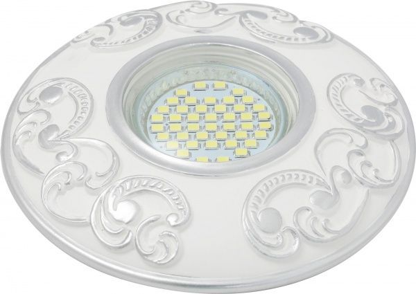 Светильник точечный Blitz MR16 GU5.3 белый с серебристым BL3569 MR16 WHSL 