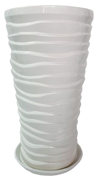 Горщик Пальма біла 29 л білий 