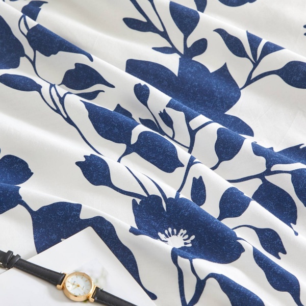 Комплект постельного белья Terme 2 белый с синим La Nuit 