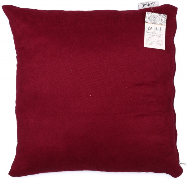 Подушка декоративная Bona 45x45 см вишневый La Nuit 