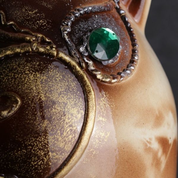 Ваза керамическая коричневая Ксения 69 см Наша Кераміка