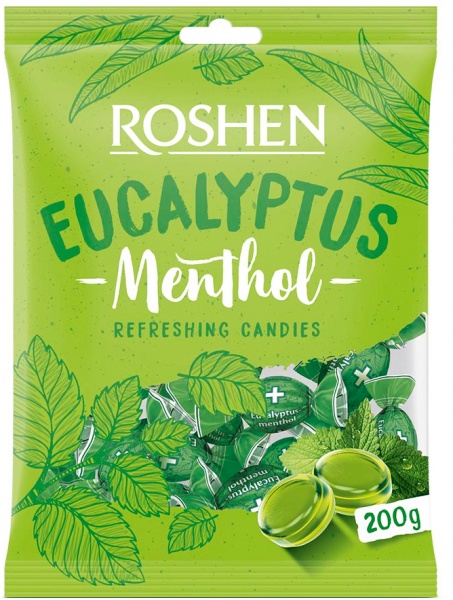 Карамель Roshen евкаліпт-ментол 1000 г 