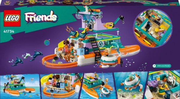 Конструктор LEGO Friends Лодка морской спасательной бригады 41734
