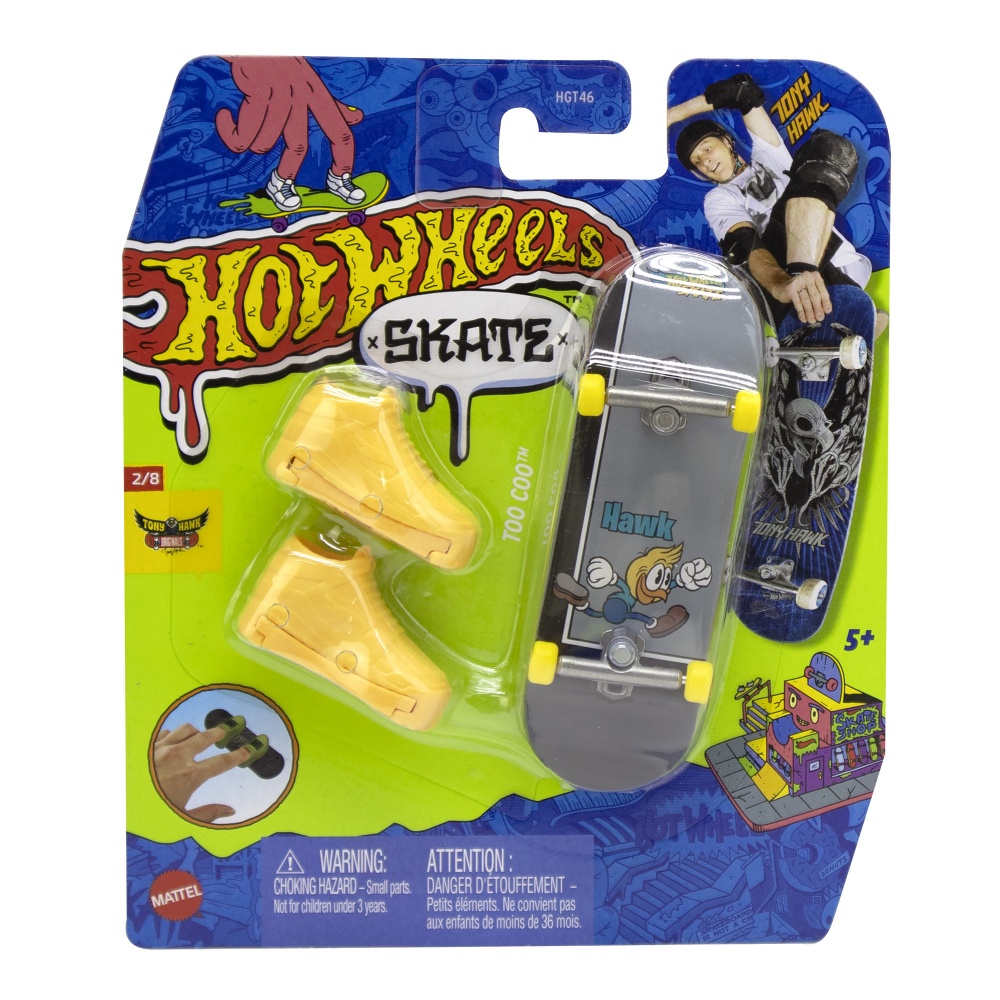 Игровой набор Hot Wheels Скейт и обувь для пальчиков (в асс.) HGT46