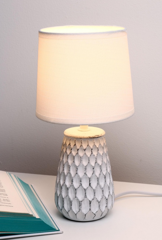 Настольная лампа Sensio 1x40 Вт E14 белый ALT-T-D4497SW