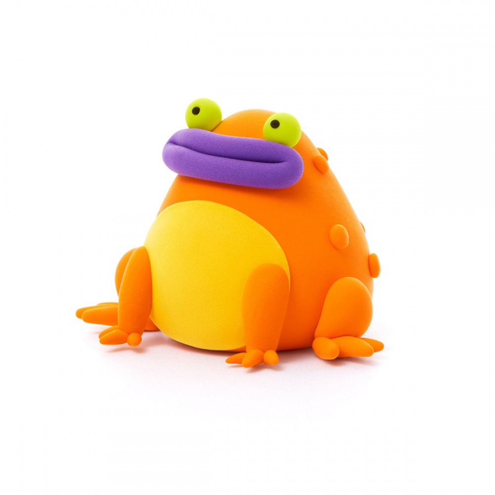 Набір пластиліну Lipaka що самостійно твердіє - Помаранчева жаба 30124-UA01