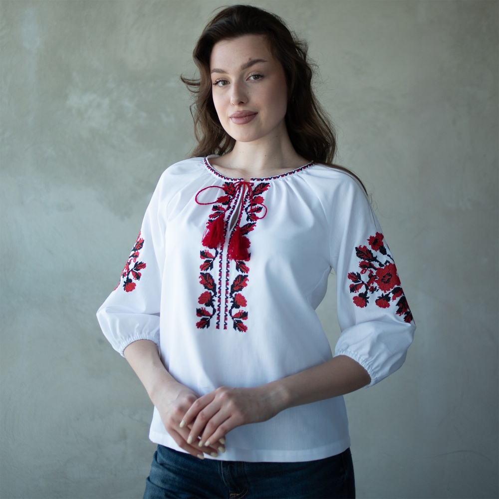 Вишиванка Едельвіка білий р. XL 115-25/09