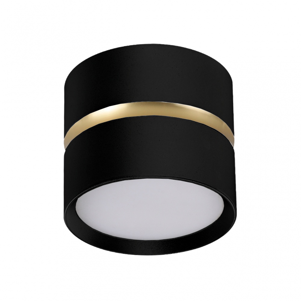 Светильник точечный Eurolamp Golden Edge GX53 черный LH-GX53(black)G