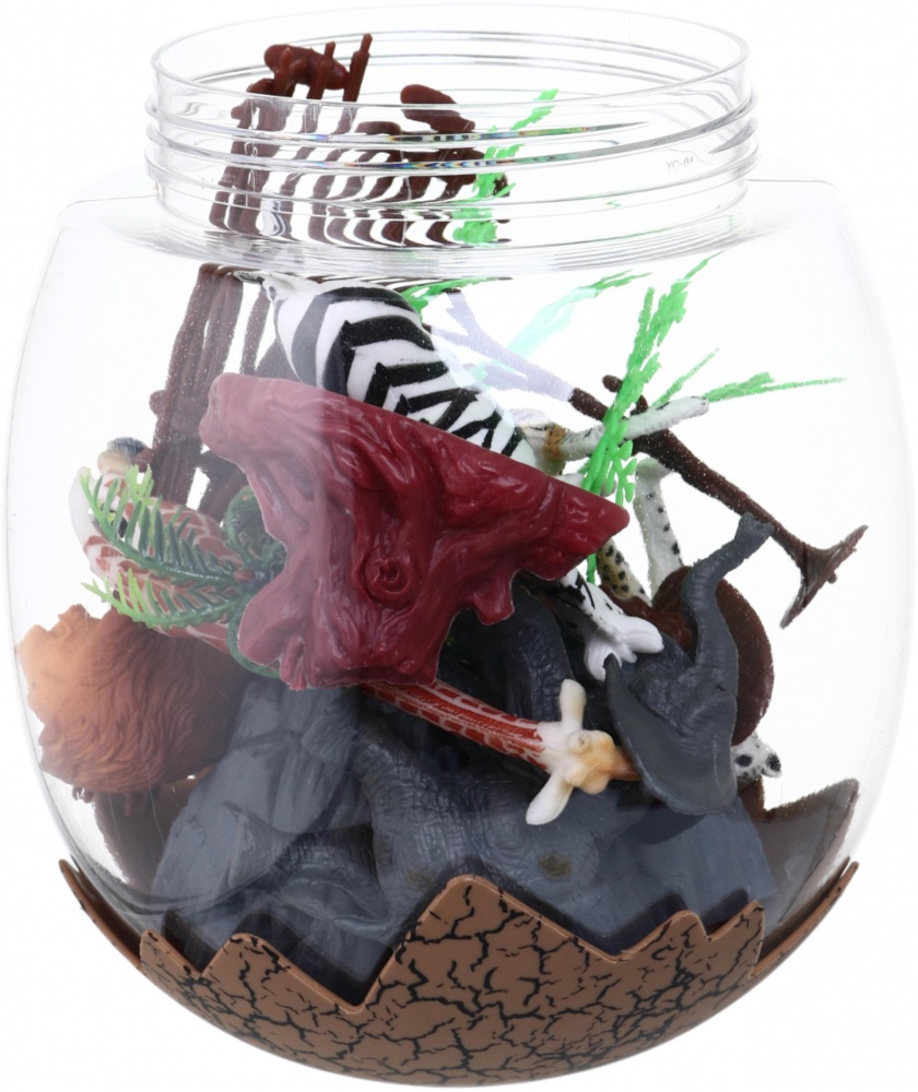 Игровой набор PIXIE яйцо савана 13 шт. 18.5х14.5 см пластик YX-DT01-2