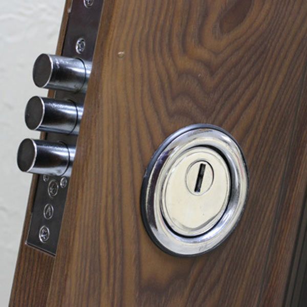 Двері вхідні К550-2 дуб темний 2050х860мм праві