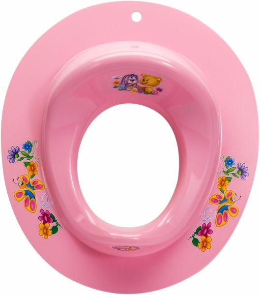 Накладка на унитаз Maltex Кубусь розовая 3910504