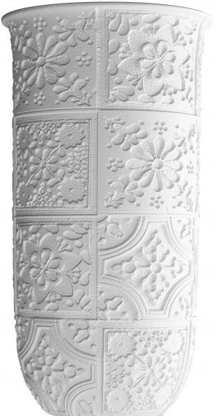 Ваза керамическая белая Izraztsy 45.5 см CERAMIKA DESIGN