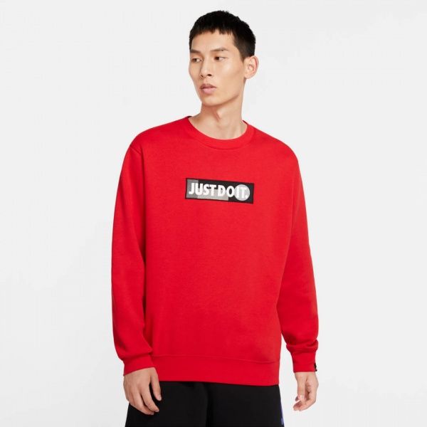 Свитшот Nike M NSW JDI CRW FLC 365 CU4095-657 р. M красный