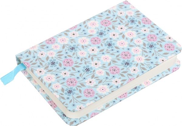 Блокнот Перші квіти 10,5x7,5 см блакитний