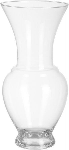 Ваза стеклянная прозрачная Флавер 40х18,5 см Wrzesniak Glassworks