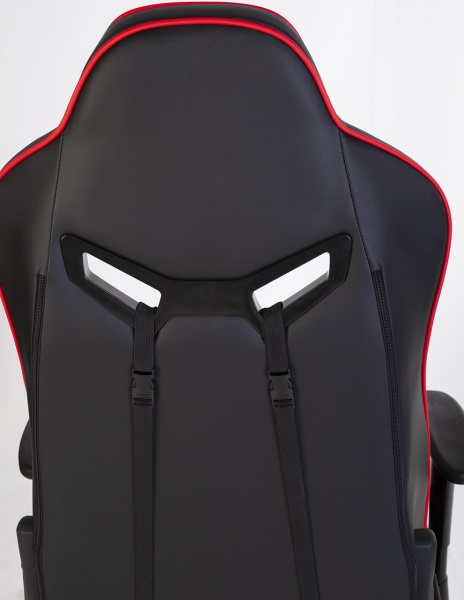 Кресло Nowy Styl HEXTER MX R1D TILT PL70 ECO/02 BLACK/RED FR черный/красный 