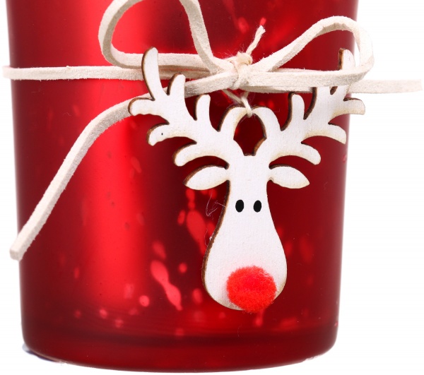 Подсвечник Christmas time 7,5x7,5x8 см