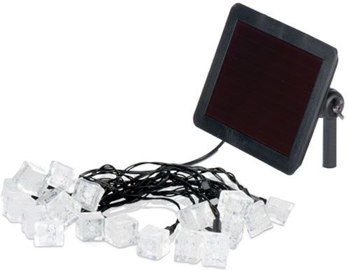 LED-гірлянда на сонячній батареї Wolta Cubes IP44 прозорий 