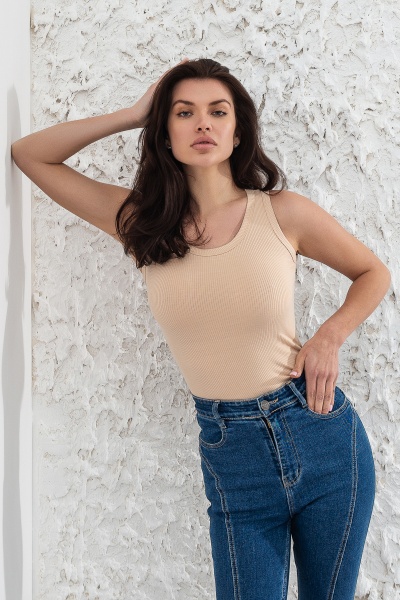 Топ German Volf р. M бежевый 