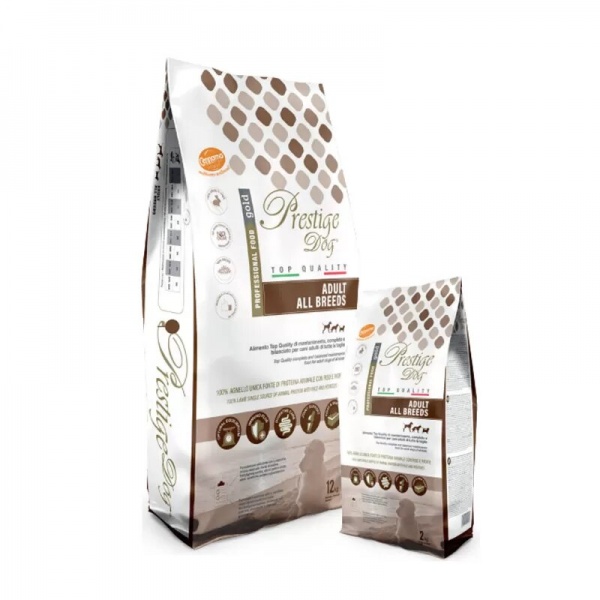 Корм сухой для собак для всех пород Prestige с ягненком, рисом и картофелем 12 кг
