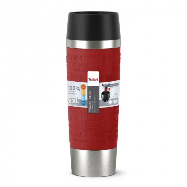Термочашка Travel mug 0,5 л червона k3084214 Tefal