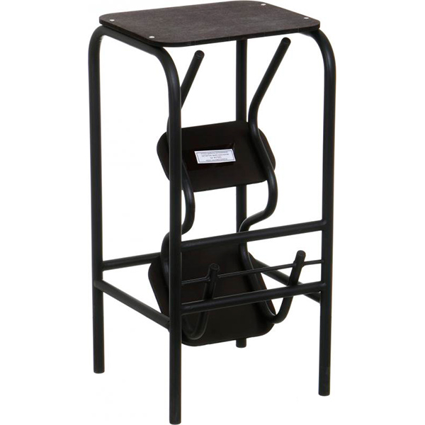 Табурет-лестница Лугалпроф коричневый / черный 