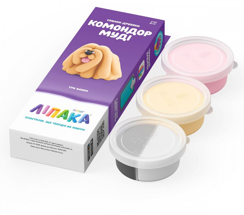 Набір пластиліну Lipaka Собаки-друзяки Комондор Муді 30149-UA01