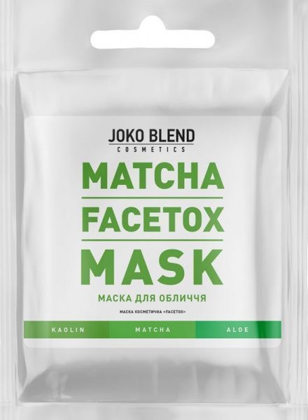 Маска для обличчя Joko Blend Cosmetics Matcha Facetox Mask 100 г