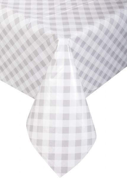 Скатерть Лайт 4731420а20 140x200 см белый с серым УкрСкат 