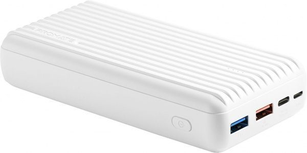 Зовнішній акумулятор (Powerbank) Promate Titan-30 30000 mAh white (titan-30.white) 