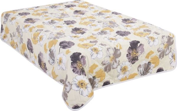 Покривало стьобане Печворк 3304 140x215 см золотисто-коричневий 