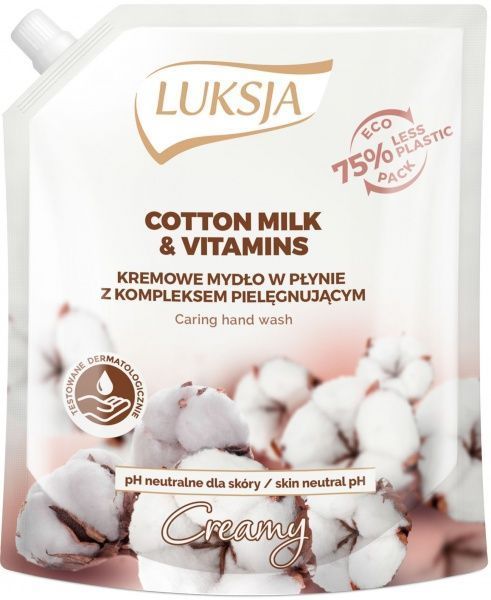 Мило рідке Luksja Бавовна і Вітаміни 900 мл