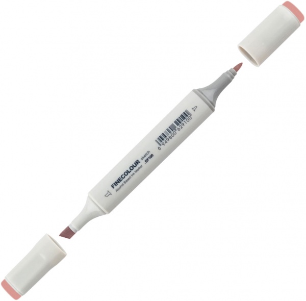 Маркер спиртовой FINECOLOUR Sketch EF100-130 коричнево-розовый 