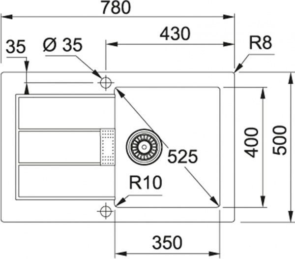 Мийка для кухні Franke SID 611-78 114.0255.774 