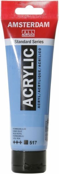 Краска акриловая № 517 Королевський синий 120 мл Amsterdam Standart Royal Talens