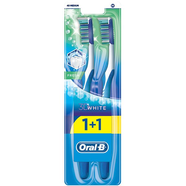 Щетка зубная Oral-B Advantage 3D White Fresh 40 2 шт
