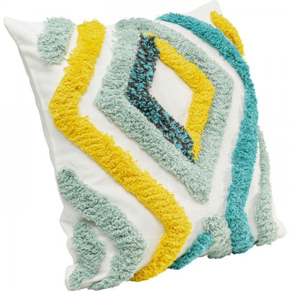 Подушка Прикольні стрічки 45х45см 45x45 см різнокольоровий KARE Design 