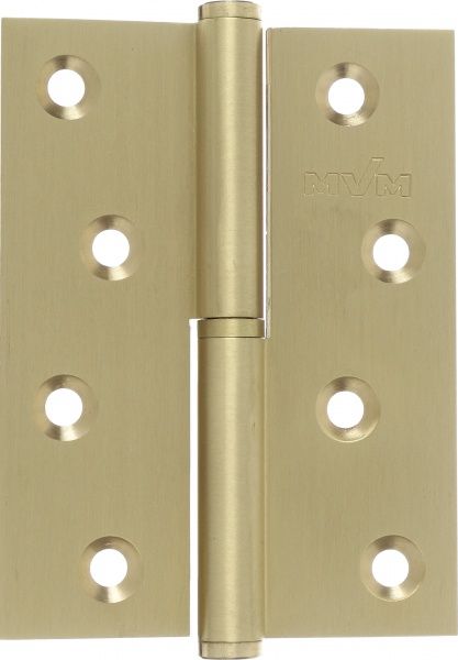 Петля съемная B-100L SB 100x75x2.5 мм матовая латунь левая