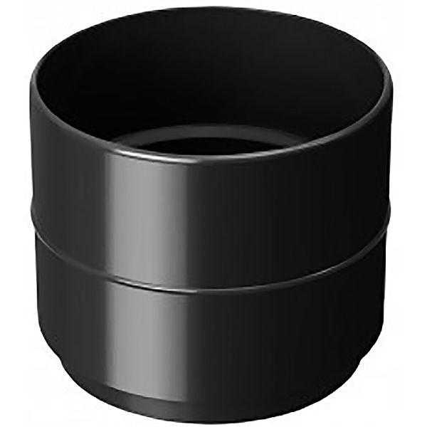 Муфта труби RainWay 75 мм графітова