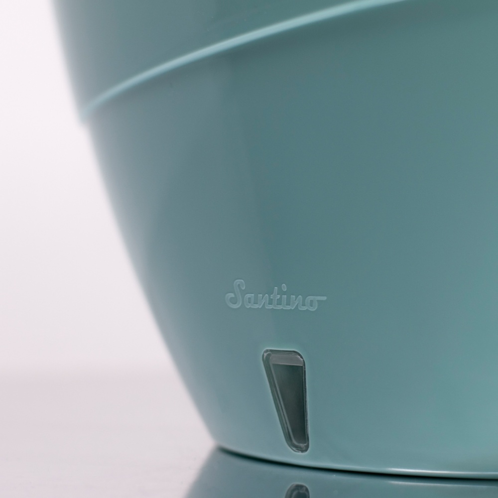 Вазон пластик Calipso овальний прозорий 2 л Santino (2013330)