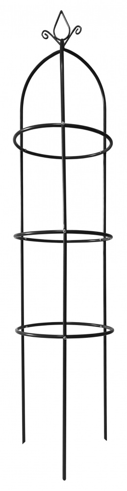 Держатель Королевская для растений 2000х400 мм черный металл