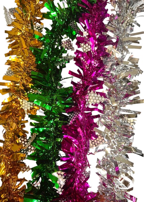 Дощик новорічний Long Dragon LD25-018 9 см 2 м в асортименті