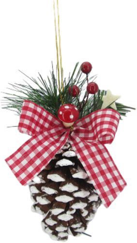 Декорация новогодняя Шишка 13 см W01-1238/111 