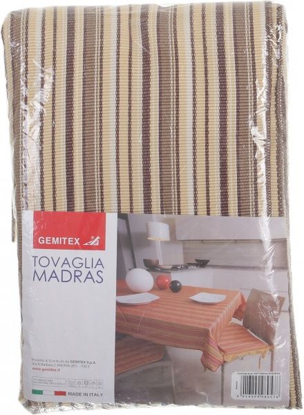 Скатерть 1-11-140-240-008 140x240 см бежевый Gemitex 