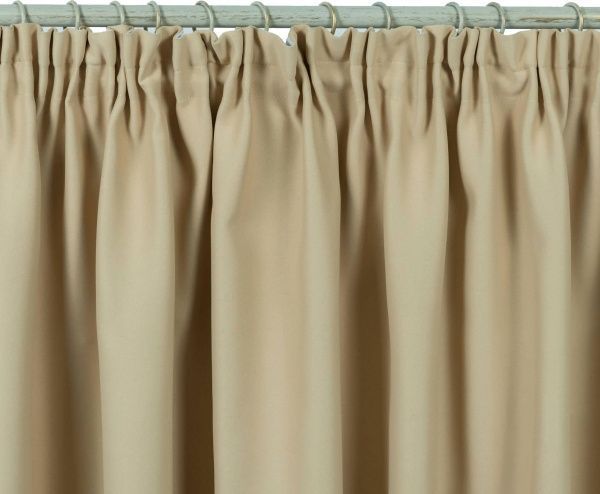 Портьера Блекаут однотонная 150х270 см, золото-беж ТК-Домашній текстиль ТОВ