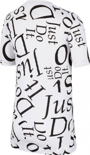 Футболка Nike B NSW TEE AOP JDIY CT2617-100 XS білий