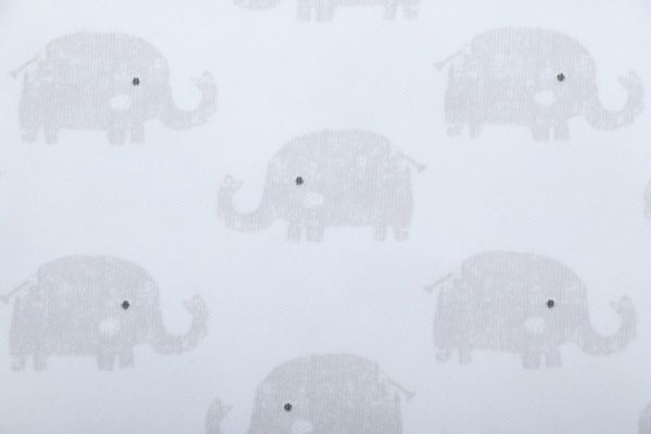 Комбинезон детский ясельный Слоны р.68 бело-серый 494-222-17 