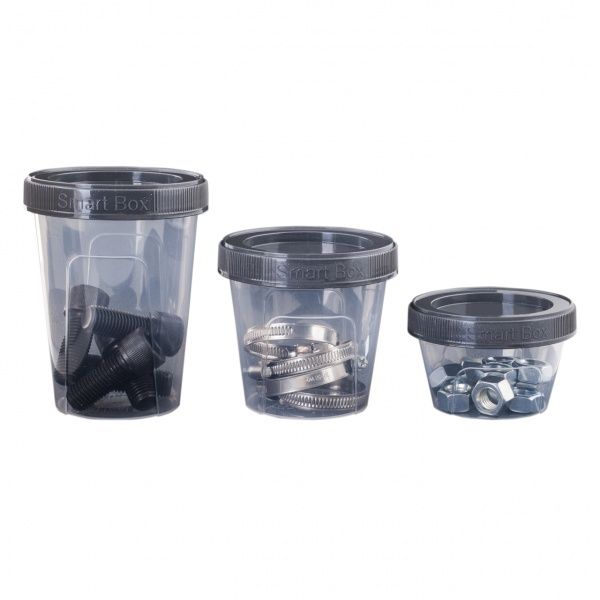 Контейнер із кришкою Алеана «Smart Box» 0,2 л граніт