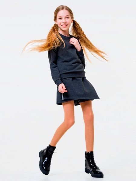 Шорты детские Smil 120287 р.116 темно-серый меланж 